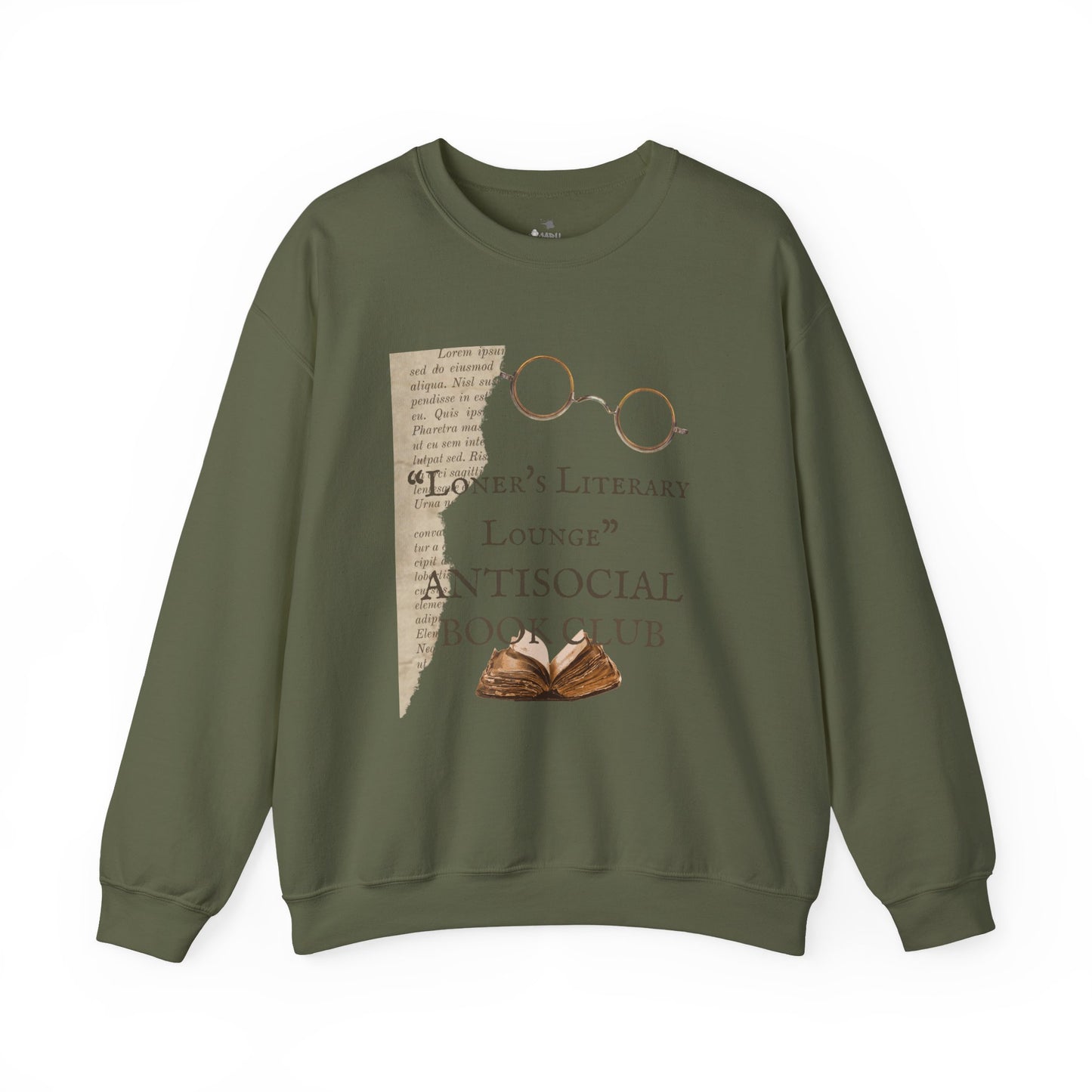 ✅ AU/NZ Literary Lounge Sweatshirt - Antisocial Book Club Style, Book Lovers!