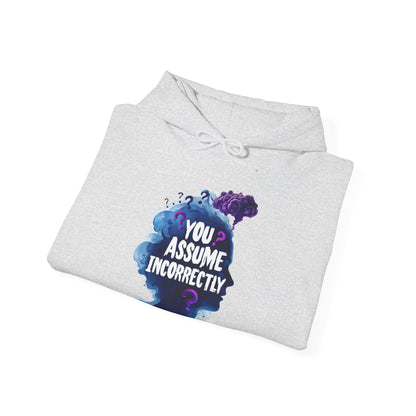 ✅ AU/NZ  Assume Incorrectly Unisex Hoodie - Thought-Provoking Graphic Sweatshirt- You Assume!