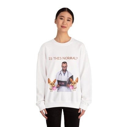 ✅  AU/NZ Funny Dog Lover Crewneck Sweatshirt - 'Is This Normal?' & 'Bubbles' Design