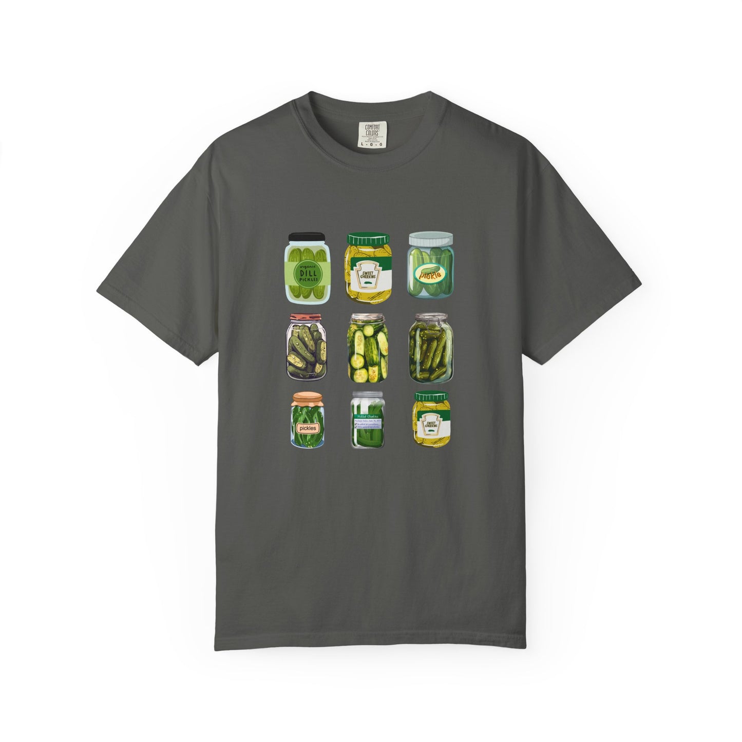✅ AU/NZ Fun Farmer's Market T-Shirt - Dill Pickle and Cucumber Design PICKLES