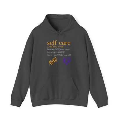 ✅ AU/NZ Self-Care Hoodie, Unisex Sweatshirt, Self-Love Apparel, Mindfulness Gift, Cozy Relaxation Wear