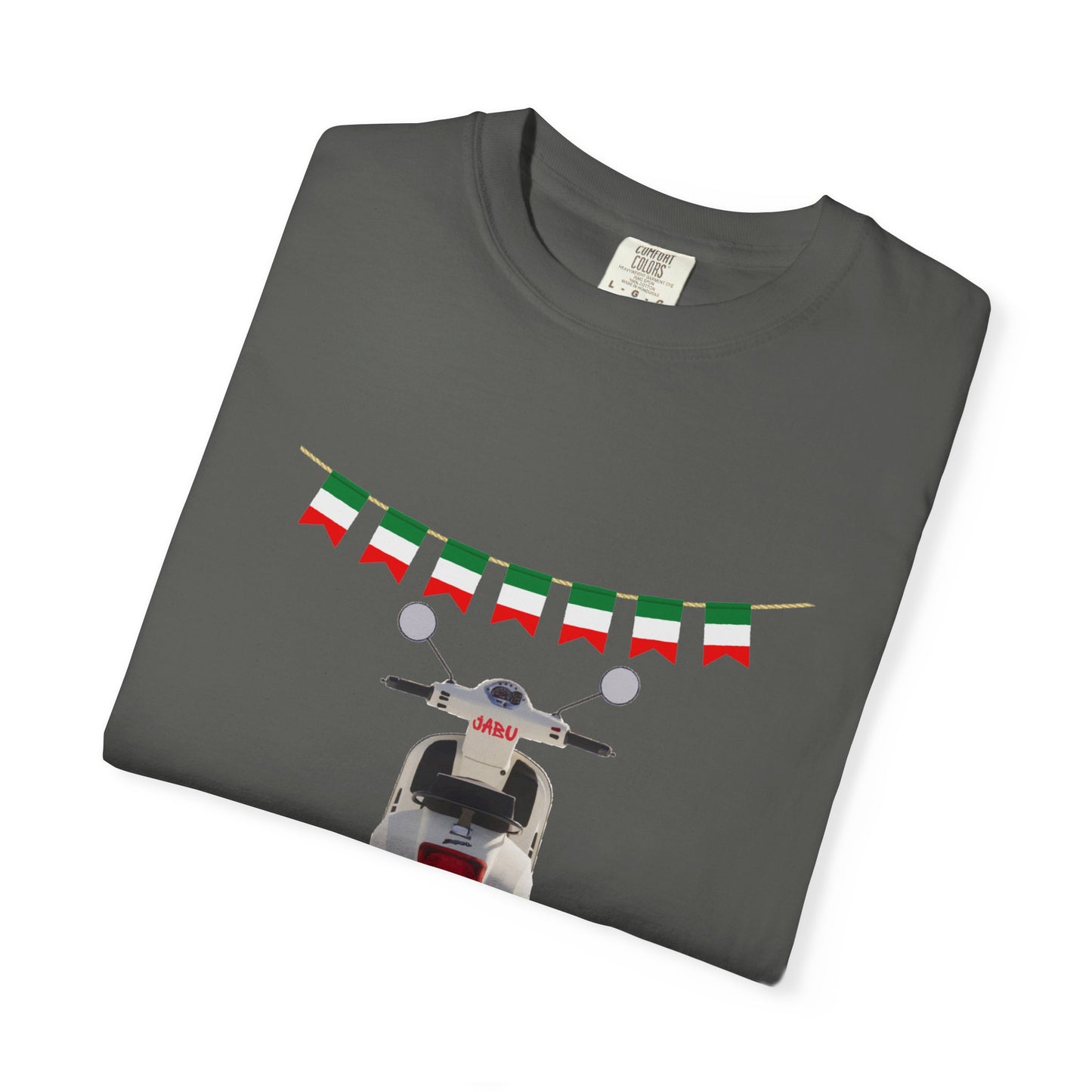 ✅ AU/NZ  Comfort Colours 1717, Italian Heritage Unisex T-Shirt - Amore Graphic Design Vespa