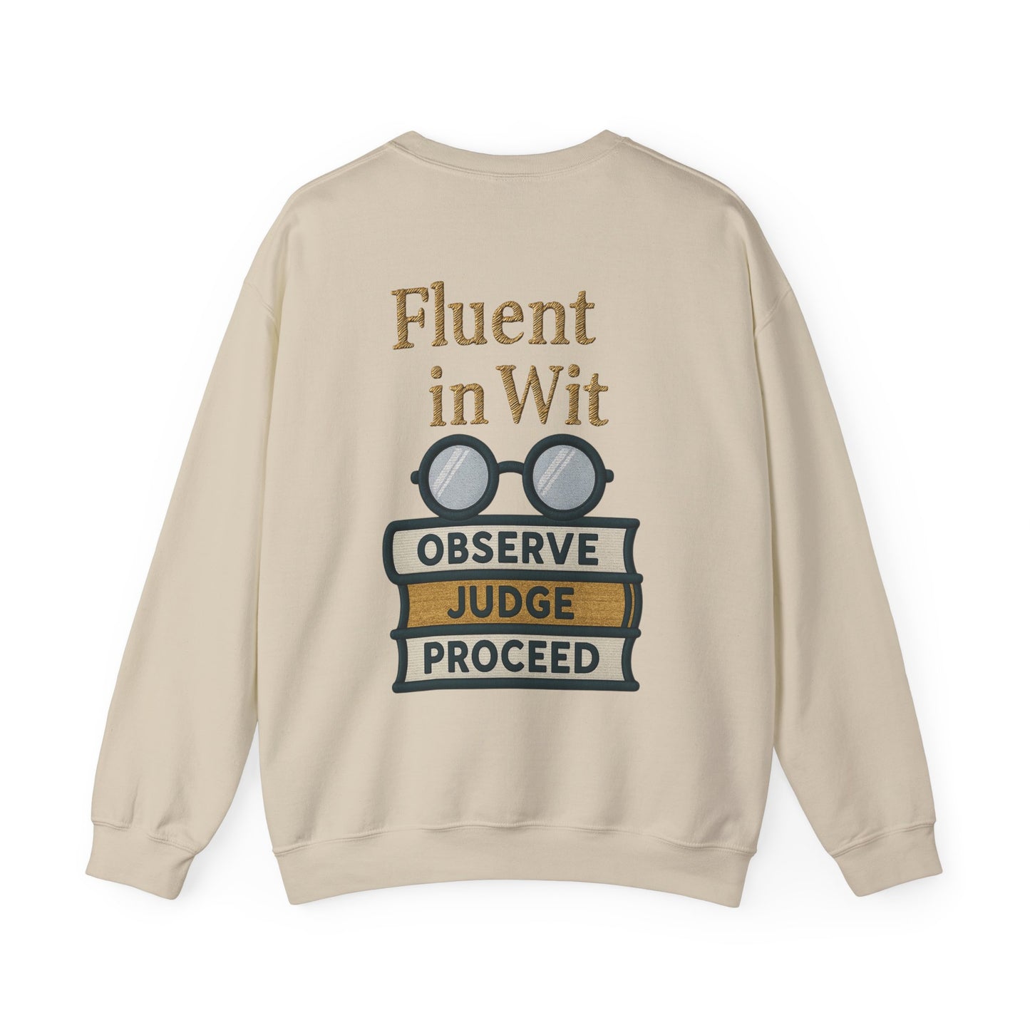 Fluent In Wit Graphic Sweatshirt
JABU© • JustAboutBeingU®