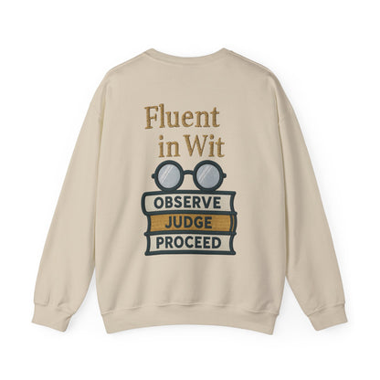 Fluent In Wit Graphic Sweatshirt
JABU© • JustAboutBeingU®