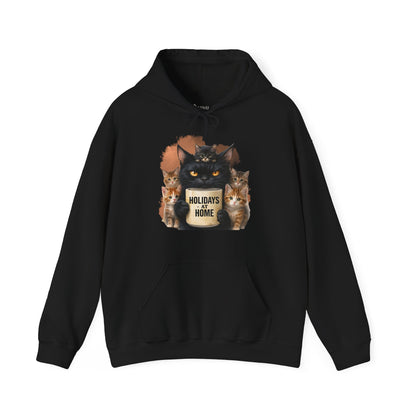 ✅ AU/NZ Unisex Heavy Blend™ Hooded Sweatshirt Cats Holidays