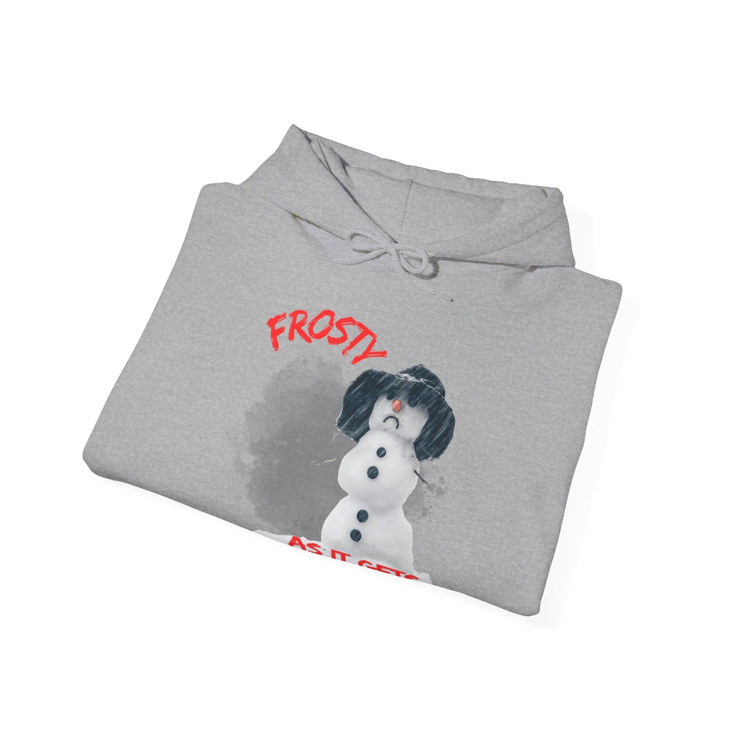 ✅ AU/NZ Frosty Fun Unisex Hooded Sweatshirt - Perfect for Winter Celebrations-Frosty with ATTITUDE!