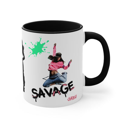 ✅  AU/NZ Colorful Accent Mugs, 11oz Dance Power