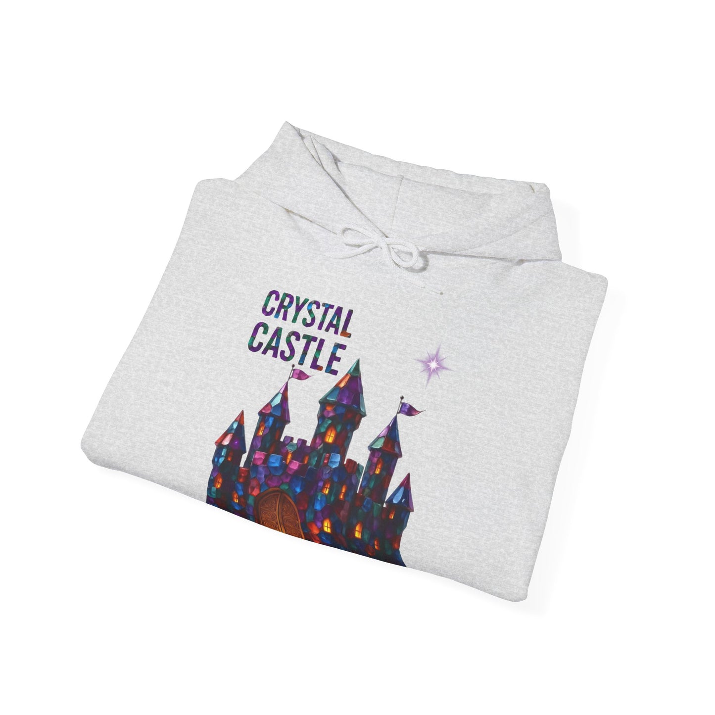 ✅ AU/NZ Crystal Castle Unisex Heavy Blend Hoodie, Magical Fantasy Sweatshirt for Festivals, Gifts, Birthdays, Cozy Vibe Layering