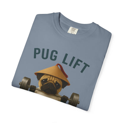 JABU GRIND - PUG: A Fun, Dog-Loving Gym Tee for NZ & AU Humans JABU© • JustAboutBeingU