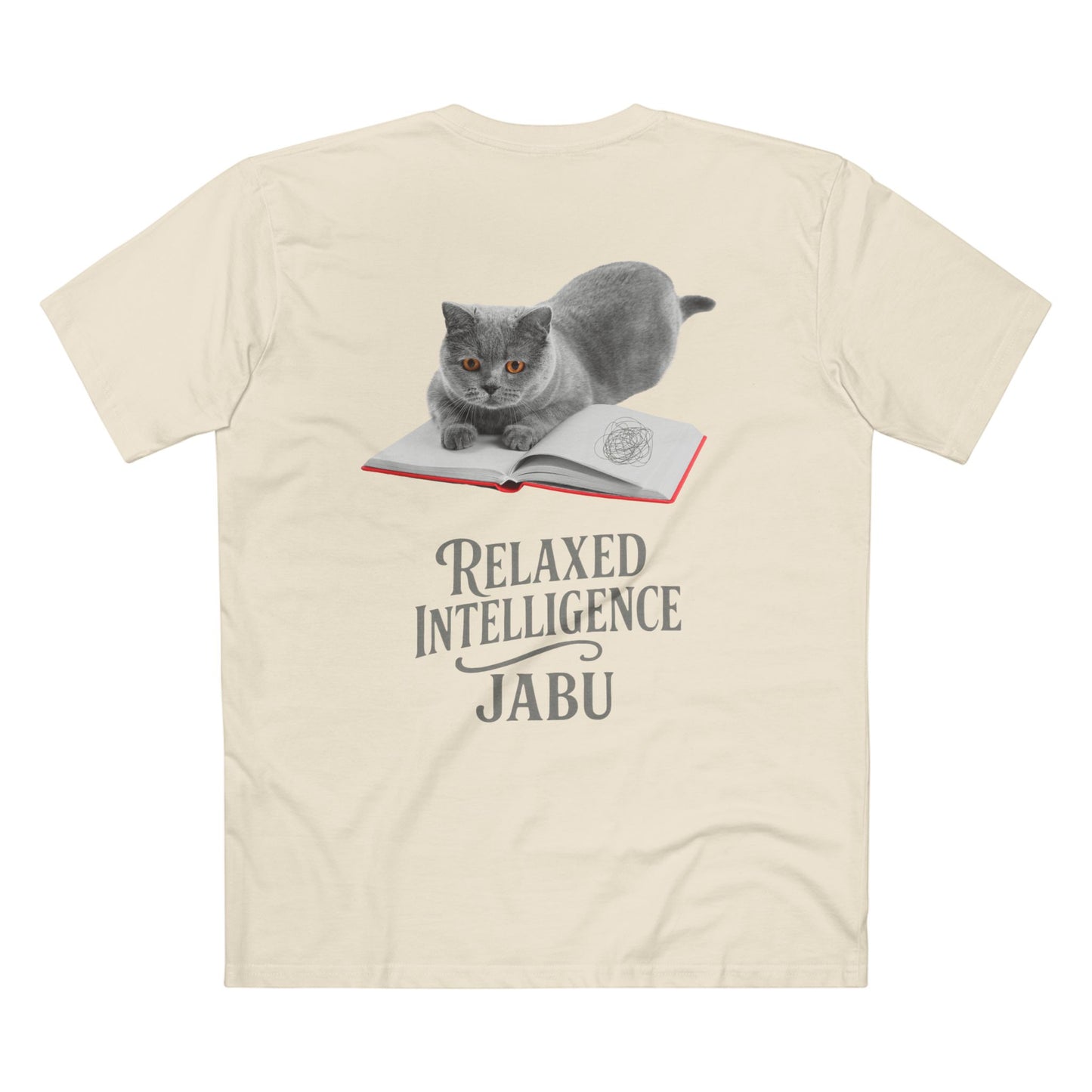 ✅  AU/NZ  As Colour 5001/Cat Lover's Relaxed Intelligence Tee - Funny Cat Shirt, Pet Gift, Quirky Humor Apparel, Birthday Gift, Animal Lover's Tee