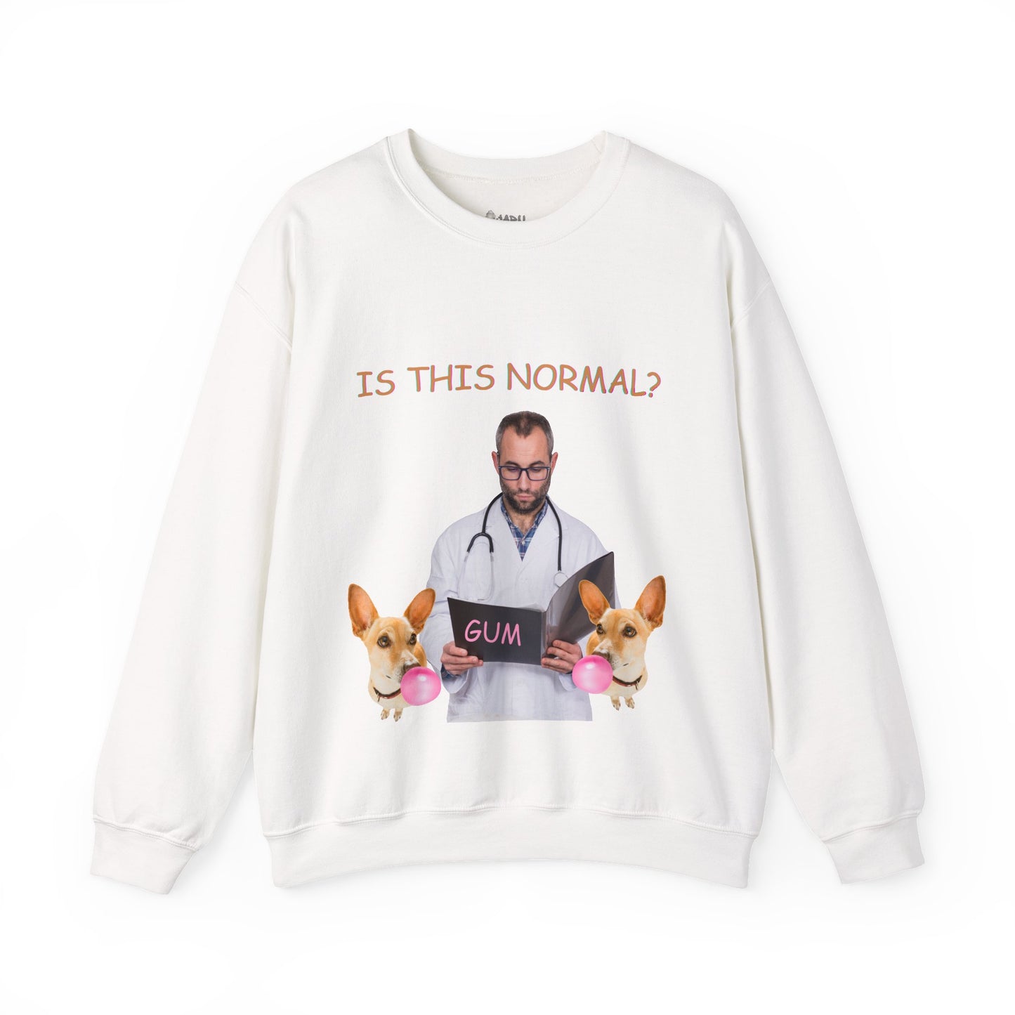 ✅  AU/NZ Funny Dog Lover Crewneck Sweatshirt - 'Is This Normal?' & 'Bubbles' Design