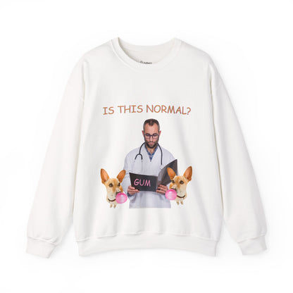 ✅  AU/NZ Funny Dog Lover Crewneck Sweatshirt - 'Is This Normal?' & 'Bubbles' Design