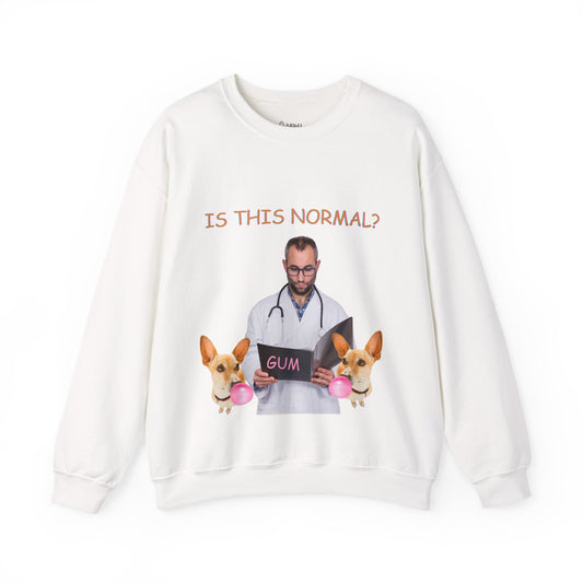 ✅  AU/NZ Funny Dog Lover Crewneck Sweatshirt - 'Is This Normal?' & 'Bubbles' Design