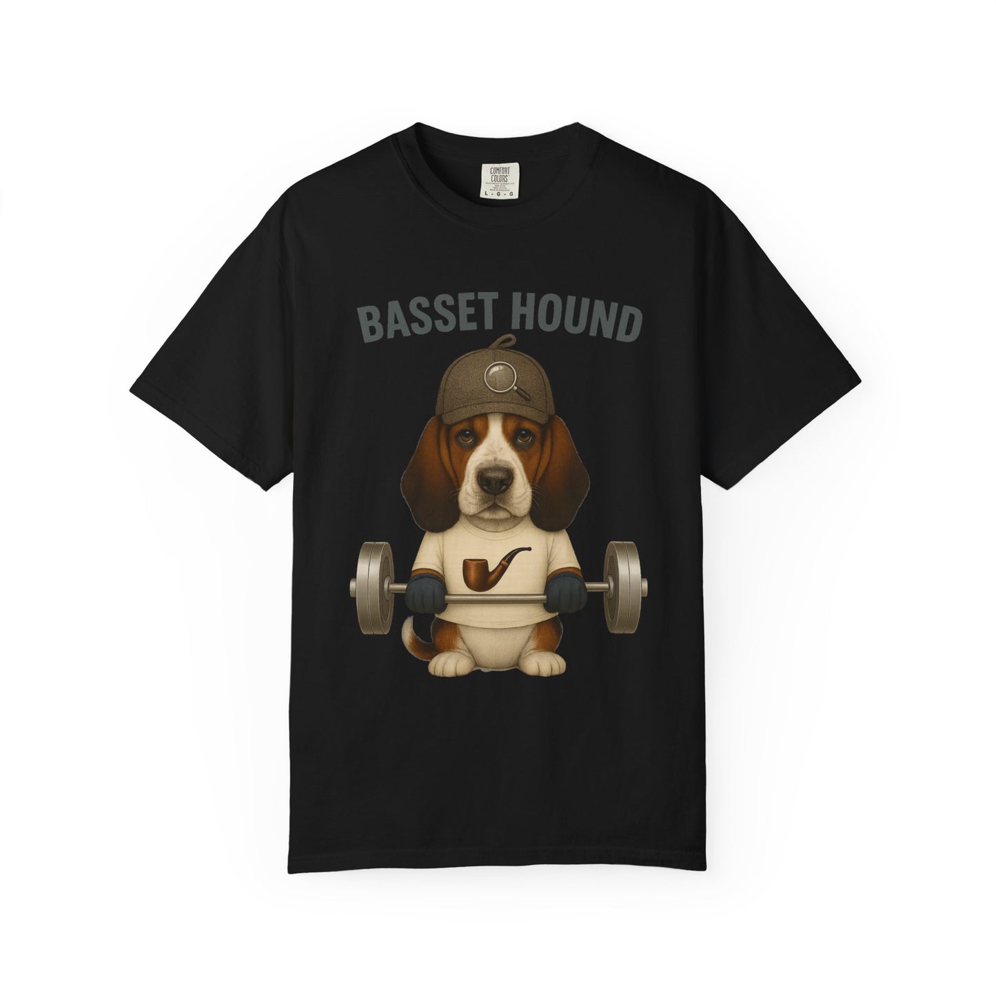 JABU GRIND - BASSET HOUND: A Fun, Dog-Loving Gym Tee for NZ & AU Humans JABU© • JustAboutBeingU®