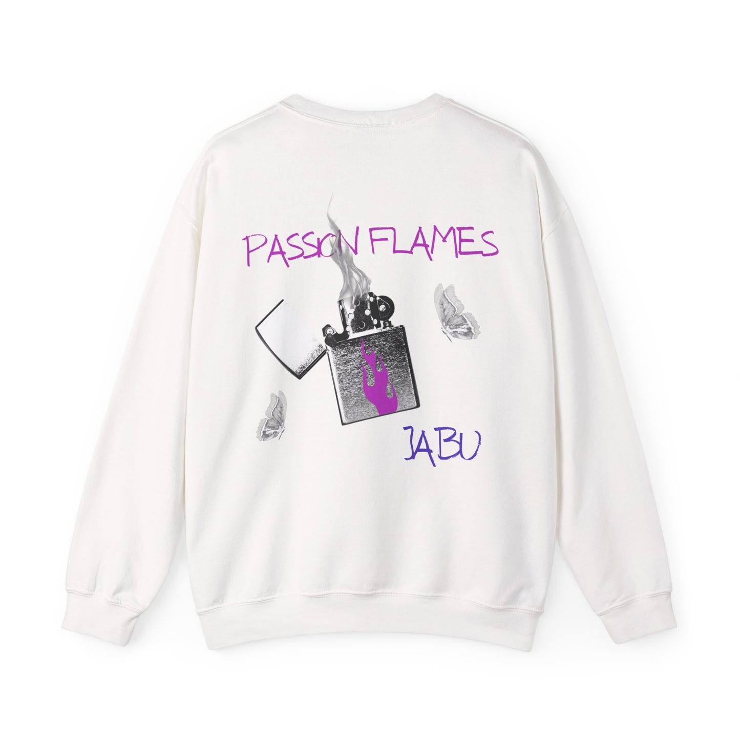 ✅  AU/NZ Passion Flames Graphic Crewneck Sweatshirt - Unisex Heavy Blend Passion