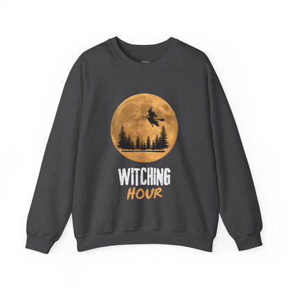 ✅ AU/NZ Witching Hour & Howl Unisex Crewneck Sweatshirt - Spooky Halloween Vibe
