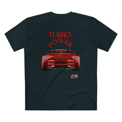 ✅ AU/NZ, As Colour 5001 Turbo Power Adult Tee for Car Enthusiasts, Funny Auto Shirt, Gift for Motorheads, Racing Apparel, Classic Car Lover's Tee