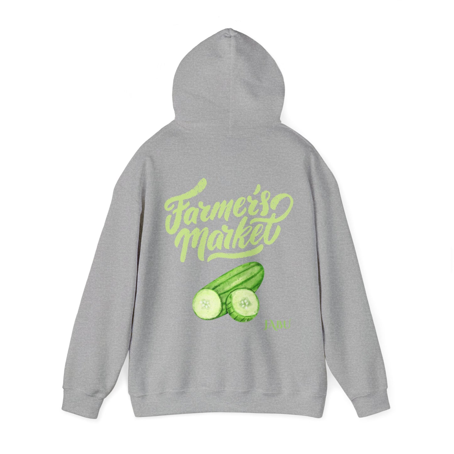 ✅ AU/NZ Farmer's Market Hoodie – Unisex Heavy Blend™ Sweatshirt with Pickle Design