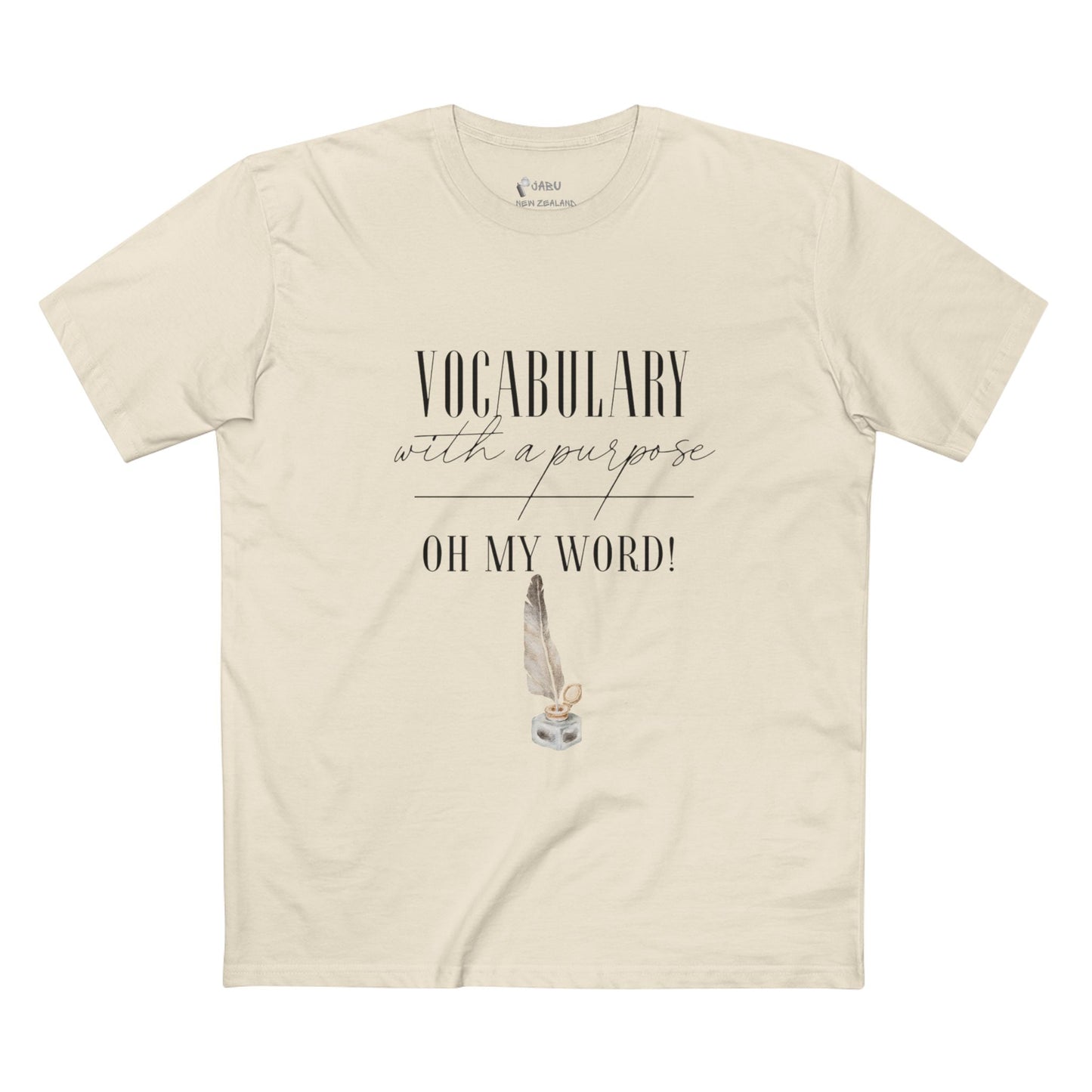 ✅ AU/NZInspirational Vocabulary Tee - 'Words with a Purpose' Graphic Shirt, Motivational Gift, Teacher's Appreciation, Casual Wear, Literary Lovers