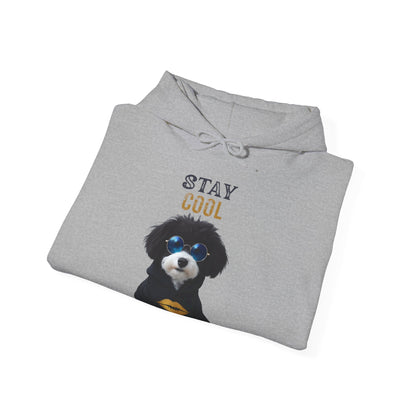 ✅ AU/NZ Stay Cool Dog Hoodie, Unisex Heavy Blend Sweatshirt, Pet Lover Gift, Cool Canine Apparel, Cozy Dog Hoodie, Dog Lover Sweatshirt, Jabu’s Brand Ambassador!