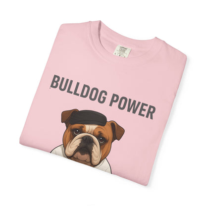 JABU GRIND - BULLDOG: A Fun, Dog-Loving Gym Tee for NZ & AU Humans JABU© • JustAboutBeingU®