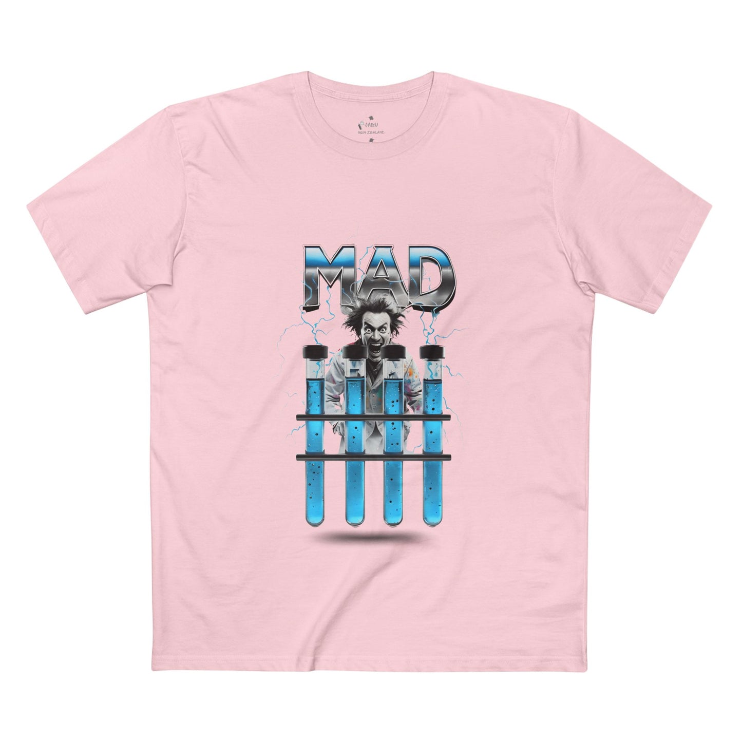 ✅ AU/NZ-As Colour 5001-MAD/TOXIC Graphic Tee, Science Shirt, Quirky Top, Fun Chemistry Apparel, Unisex Adult T-Shirt, MAD SCIENTIST!