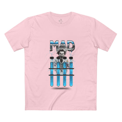 ✅ AU/NZ-As Colour 5001-MAD/TOXIC Graphic Tee, Science Shirt, Quirky Top, Fun Chemistry Apparel, Unisex Adult T-Shirt, MAD SCIENTIST!