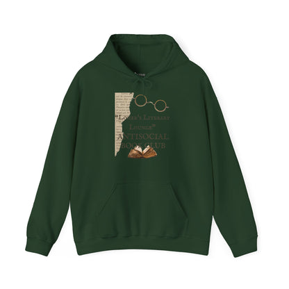 ✅ AU/NZ Book Club Hoodie -  Literature Lover Antisocial Club