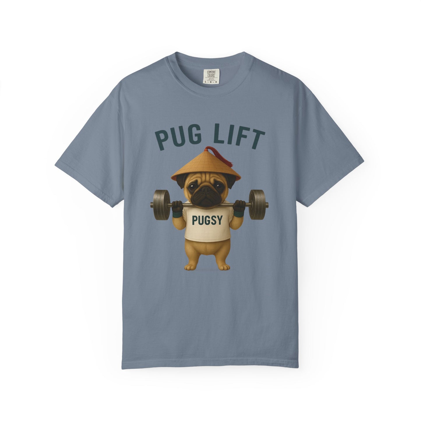 JABU GRIND - PUG: A Fun, Dog-Loving Gym Tee for NZ & AU Humans JABU© • JustAboutBeingU