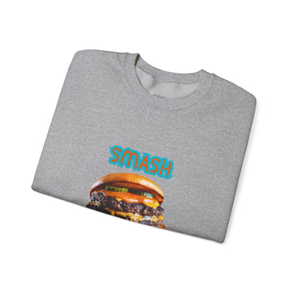 ✅ AU/NZ Smash Burger & Fries Unisex Heavy Blend™ Crewneck Sweatshirt