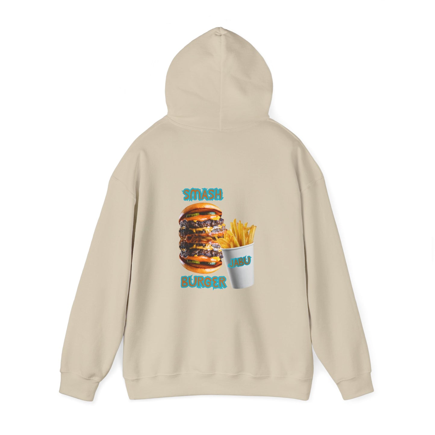 ✅ AU/NZ Smash Burger Unisex Hoodie with Fun Food Graphics