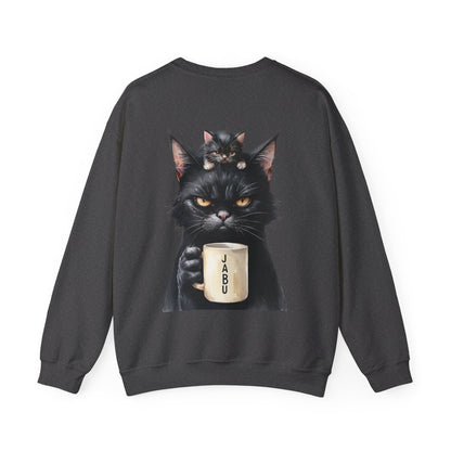 ✅  AU/NZ Funny Cat Crewneck Sweatshirt - Holidays at Home Design