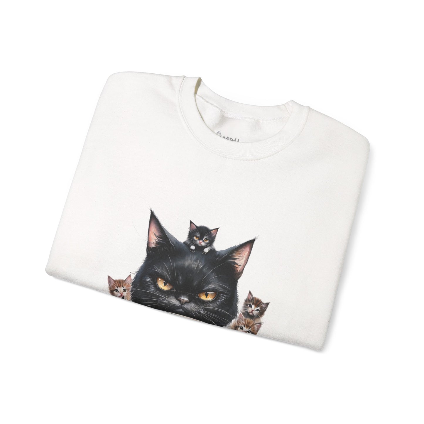 ✅  AU/NZ Funny Cat Crewneck Sweatshirt - Holidays at Home Design