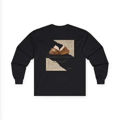 ✅ AU/NZ-Literary Antisocial Book Club Tee, Cozy Long Sleeve Shirt for Book Lovers, Perfect Gift for Readers, Literary Events, Home & Casual Wear