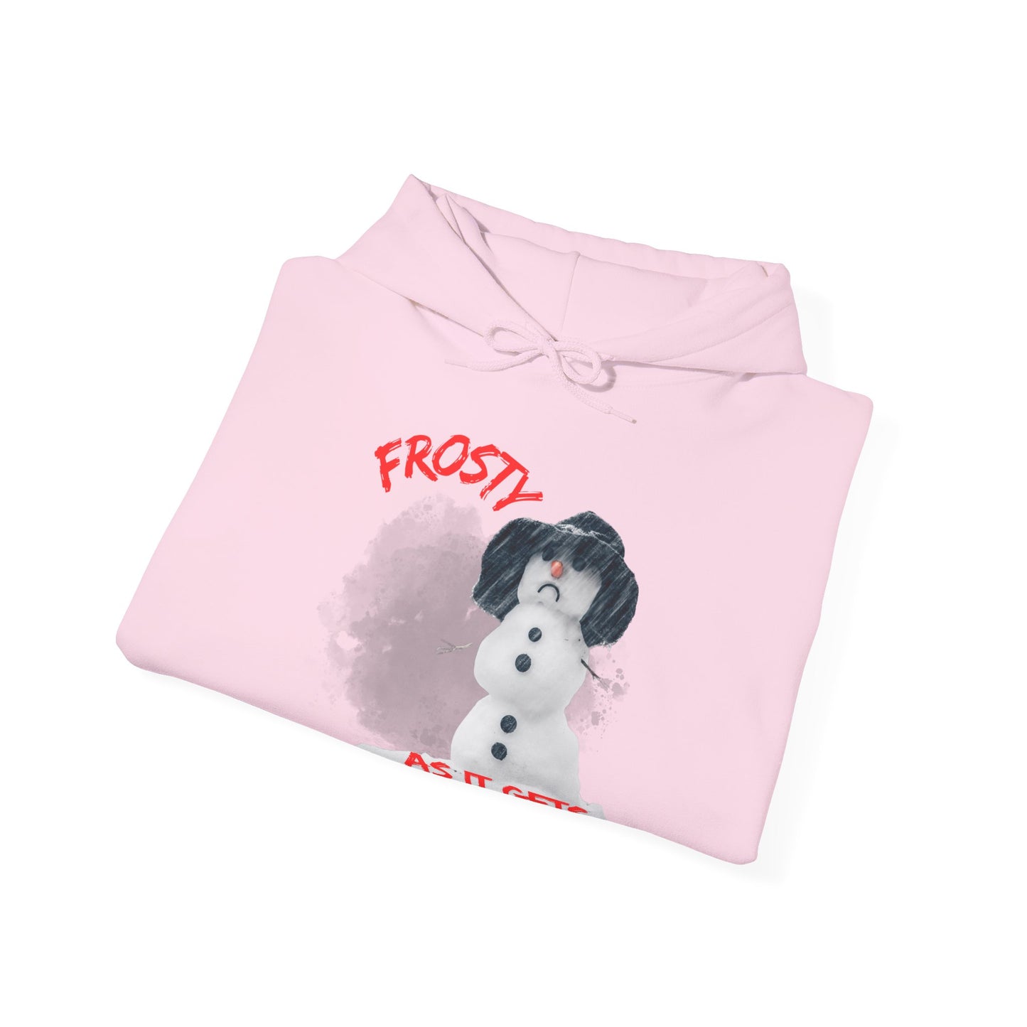 ✅ AU/NZ Frosty Fun Unisex Hooded Sweatshirt - Perfect for Winter Celebrations-Frosty with ATTITUDE!