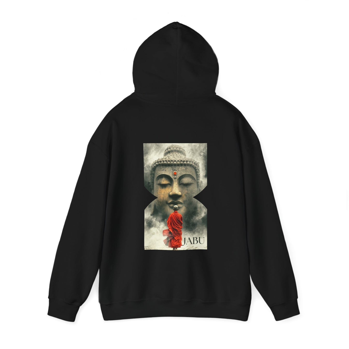 ✅ Serene Buddha Hoodie - Unisex Heavy Blend™ Sweatshirt, Spiritual and Comfortable SAGE