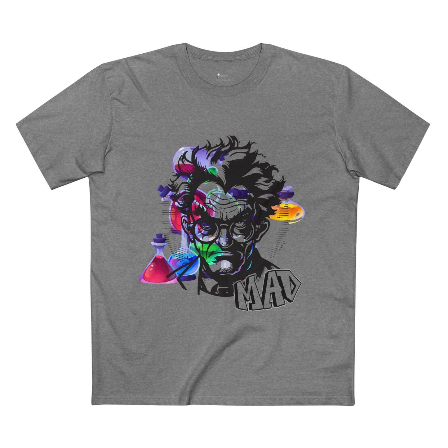 ✅ AU/NZ-As Colour 5001,Mad Scientist Graphic Tee - Fun T-Shirt for Science Lovers, Gift for Birthdays, Halloween, or Everyday Wear, Unique Art Tee, Quirky Fashion