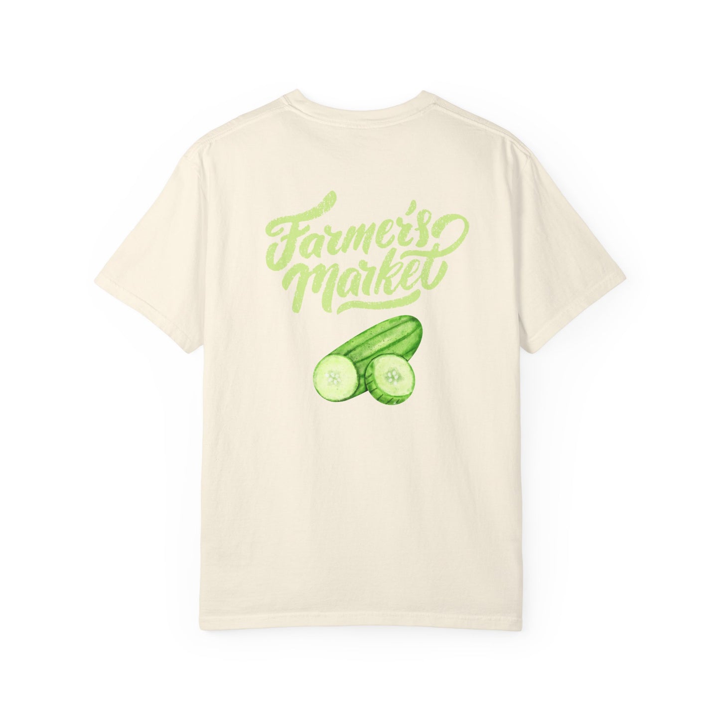 ✅ AU/NZ Fun Farmer's Market T-Shirt - Dill Pickle and Cucumber Design PICKLES