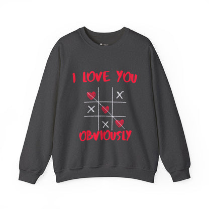 ✅ AU/NZ Cute Love Sweatshirt - I Love You Obviously & Hearts Win