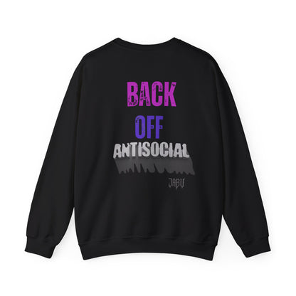 ✅ AU/NZ Patience Pushing Unisex Crewneck Sweatshirt, Antisocial Sweatshirt, Gift for Youself, Cozy Lounge Wear, Back Off Antisocial!