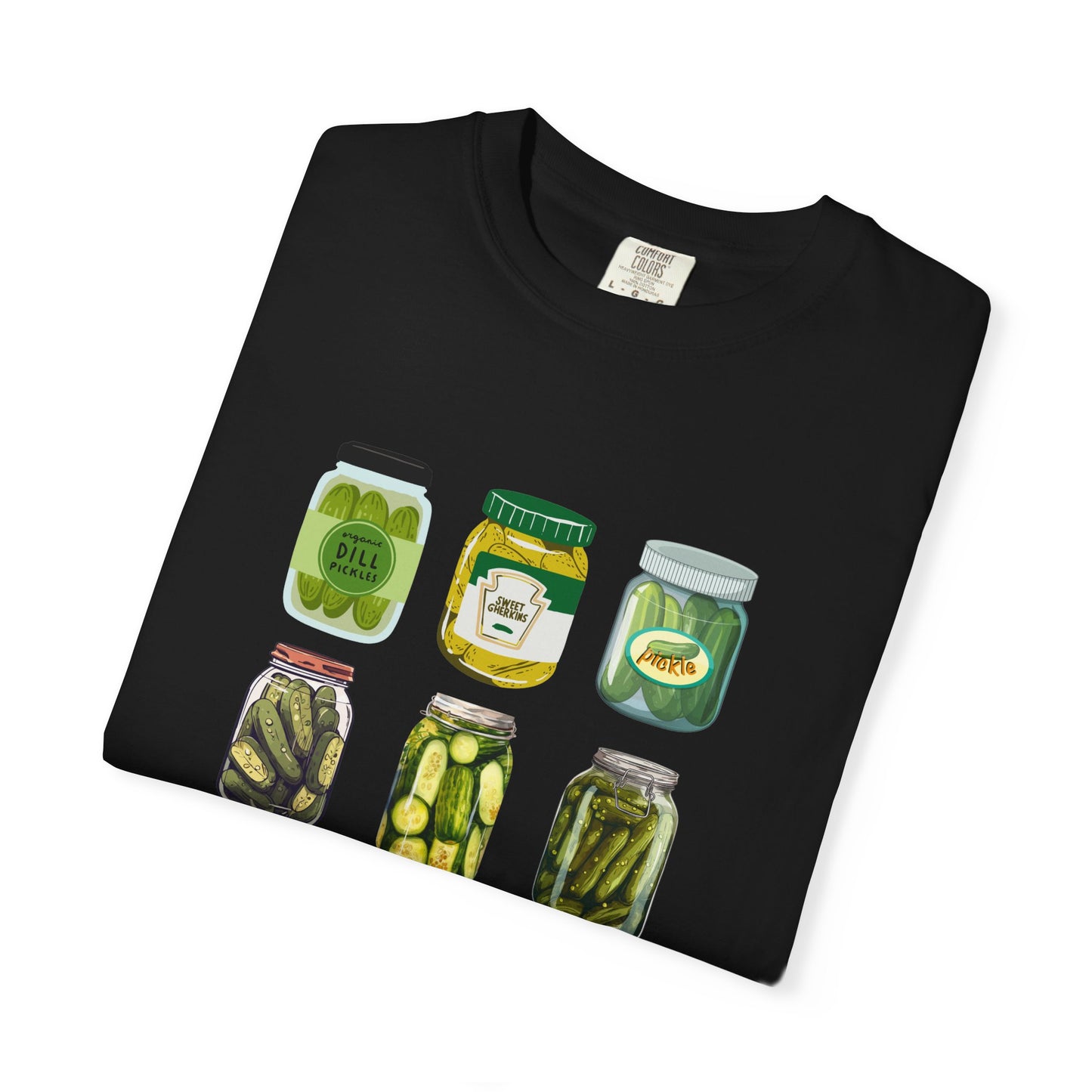 ✅ AU/NZ Fun Farmer's Market T-Shirt - Dill Pickle and Cucumber Design PICKLES