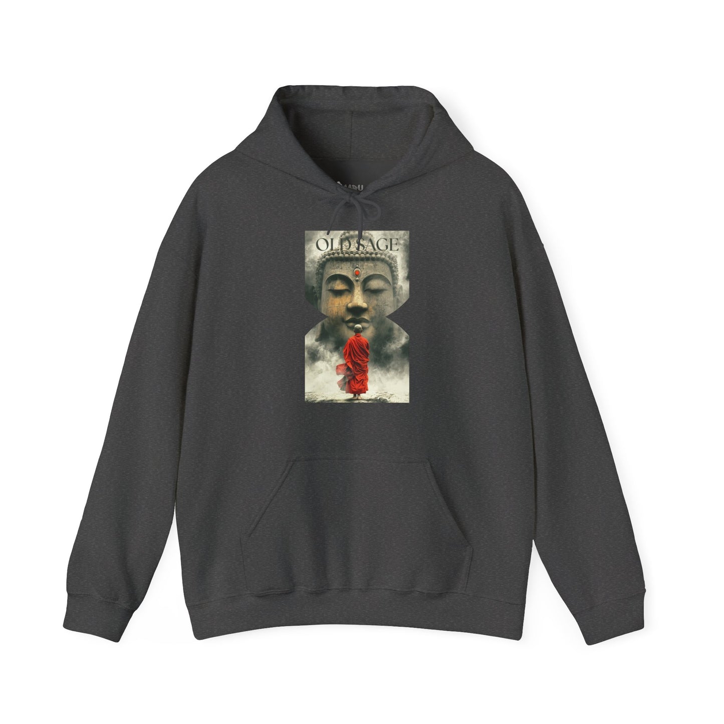 ✅ Serene Buddha Hoodie - Unisex Heavy Blend™ Sweatshirt, Spiritual and Comfortable SAGE