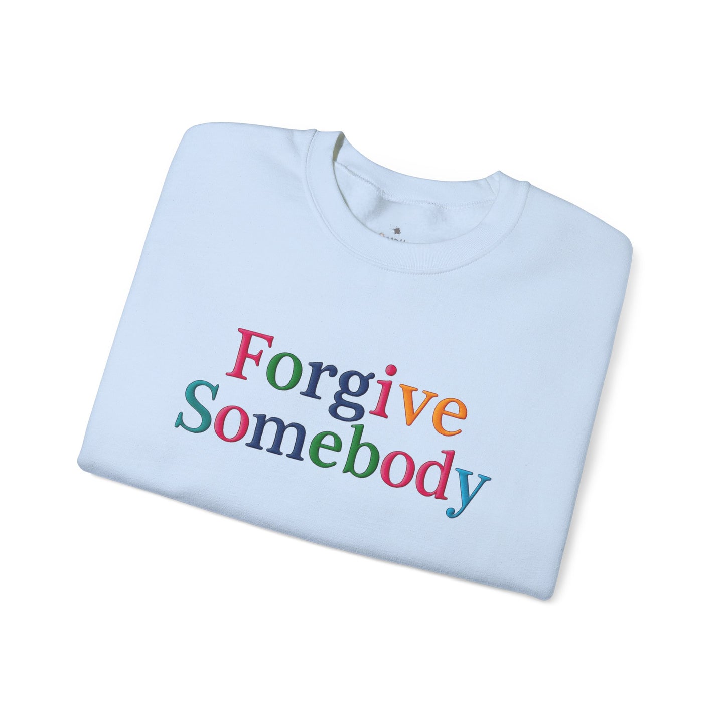 ✅ AU/NZ Forgive Somebody -Light Coloured-Unisex Crewneck Sweatshirt, Inspirational Gift, Cozy Casual wear, Thoughtful Message, Everyday Comfort, Perfect for Gifting