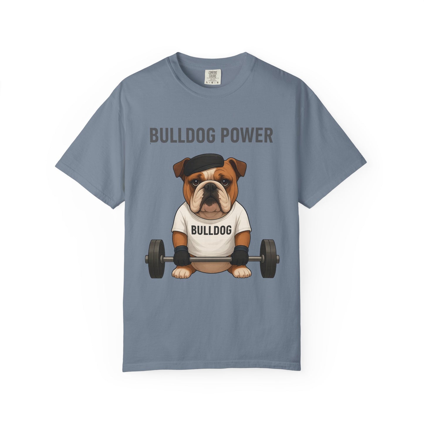 JABU GRIND - BULLDOG: A Fun, Dog-Loving Gym Tee for NZ & AU Humans JABU© • JustAboutBeingU®
