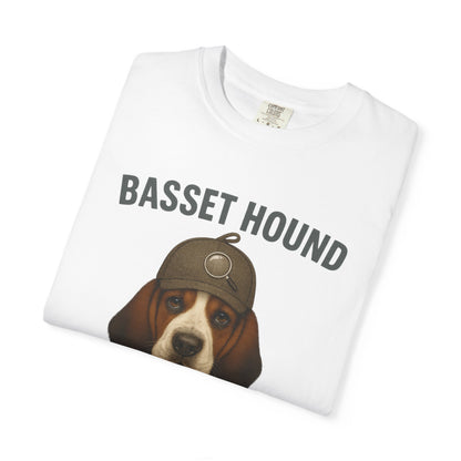JABU GRIND - BASSET HOUND: A Fun, Dog-Loving Gym Tee for NZ & AU Humans JABU© • JustAboutBeingU®