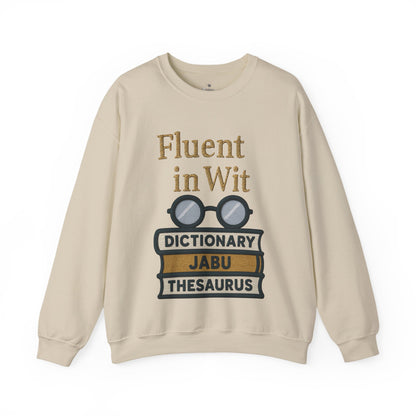 Fluent In Wit Graphic Sweatshirt
JABU© • JustAboutBeingU®