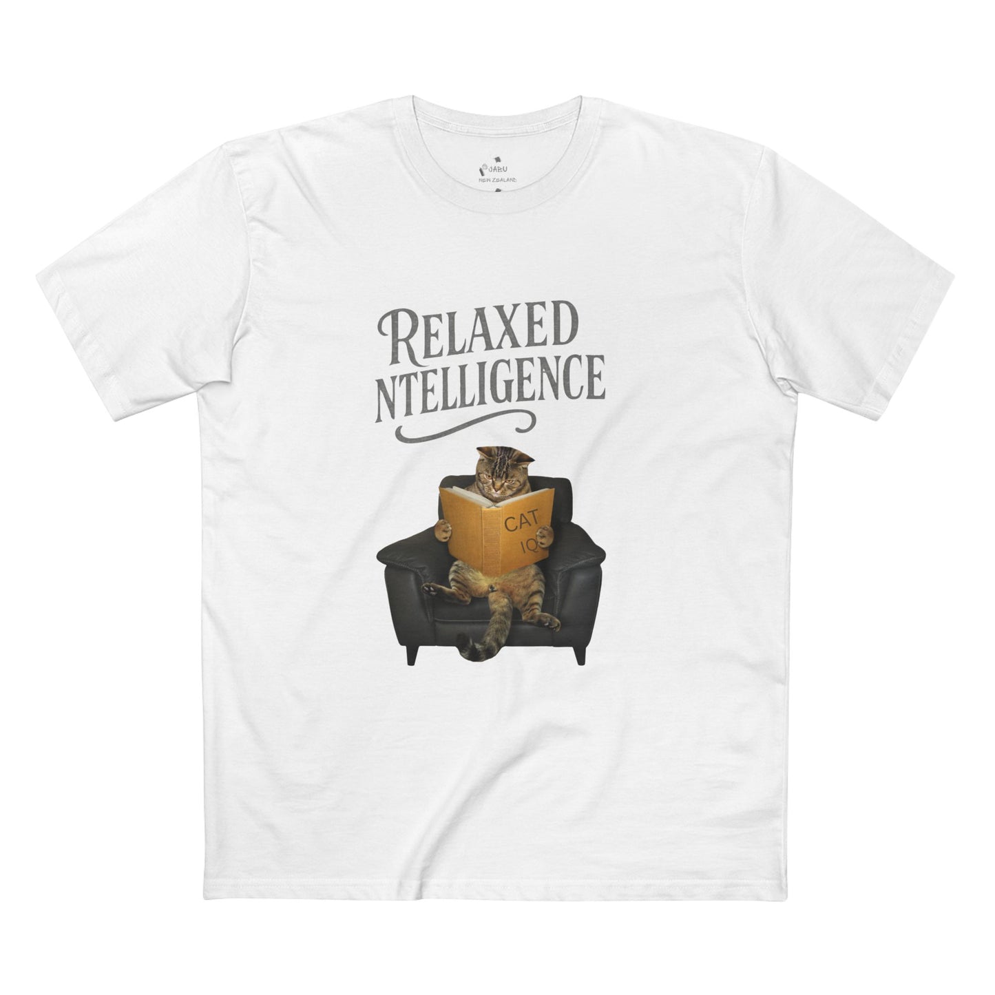 ✅  AU/NZ  As Colour 5001/Cat Lover's Relaxed Intelligence Tee - Funny Cat Shirt, Pet Gift, Quirky Humor Apparel, Birthday Gift, Animal Lover's Tee