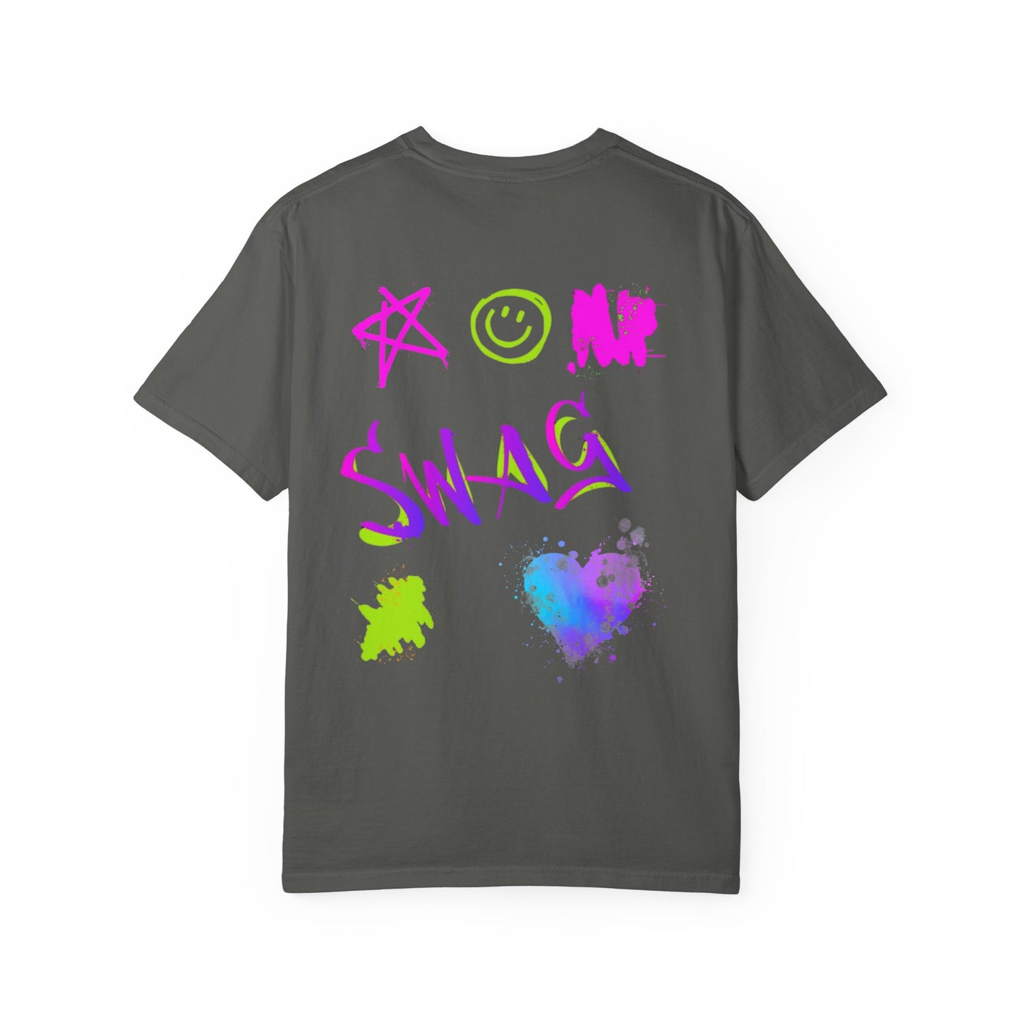 ✅ AU/NZ Colorful Graffiti Unisex T-Shirt - Trendy Streetwear with ‘SWAG’ Design