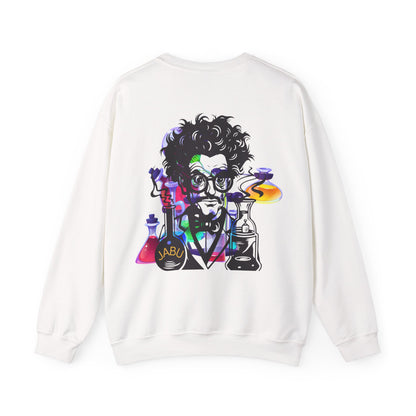 ✅ AU/NZ Mad Scientist Crewneck Sweatshirt – Unisex Heavy Blend™ with Colorful Lab Design MAD