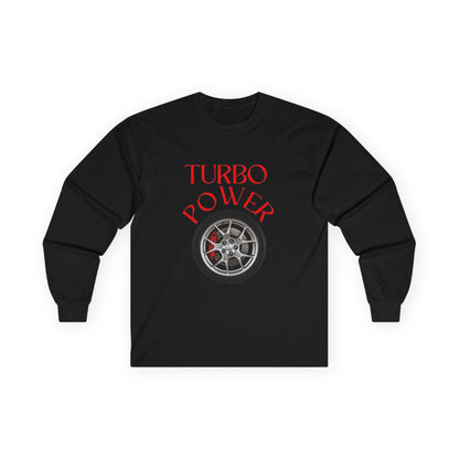 ✅ AU/NZ-0Turbo Power Long Sleeve Tee - Car Enthusiast Apparel, Motorsports Gift, Cool Graphic Shirt, Unisex Automotive Fashion, Gearhead Shirt